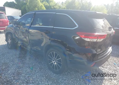 2017 Toyota Highlander Se z USA, uszkodzony, nr VIN 5TDKZRFHXHS520893